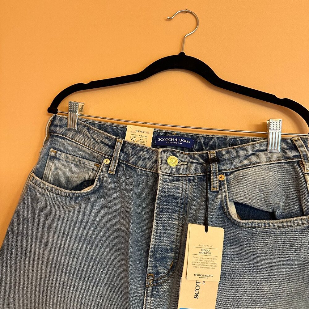 Women's Scotch & Soda The Sky Straight Leg Organic Cotton Jeans